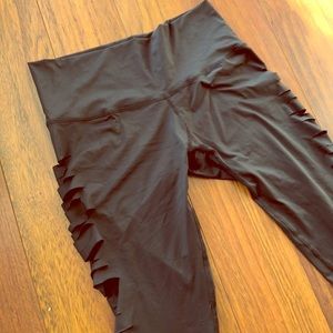 Teeki Ripped black leggings hot pants